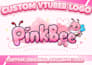 do custom logo cute kawaii anime style for vtuber, twitch, streamer and gaming